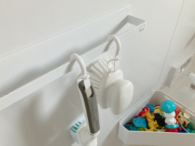 お風呂場で活用しているフック