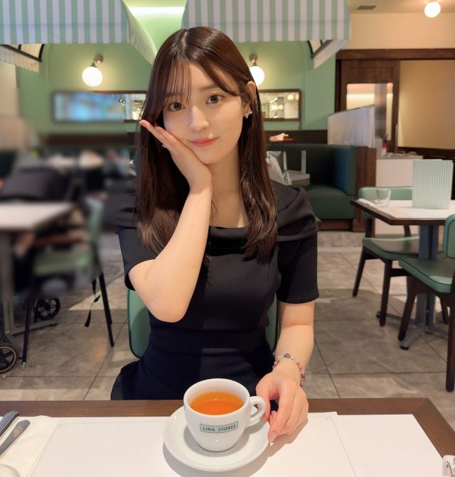 阪口珠美さんと温かい飲み物