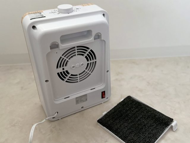 ヒーターのフィルター掃除