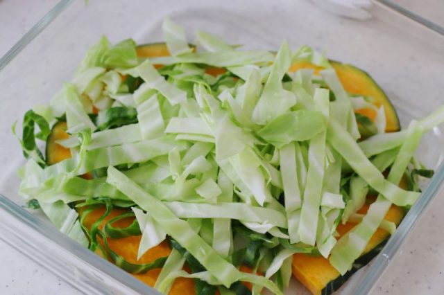 キャベツとかぼちゃ