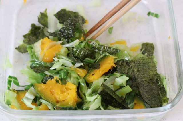 野菜の海苔ナムル