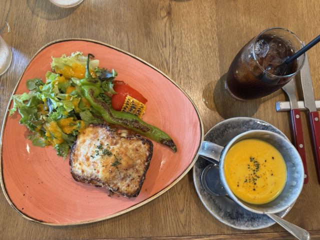 クロックムッシュとポタージュ