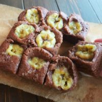 レンジで5分！簡単すぎる「米粉チョコバナナ蒸しパン 」の作り方