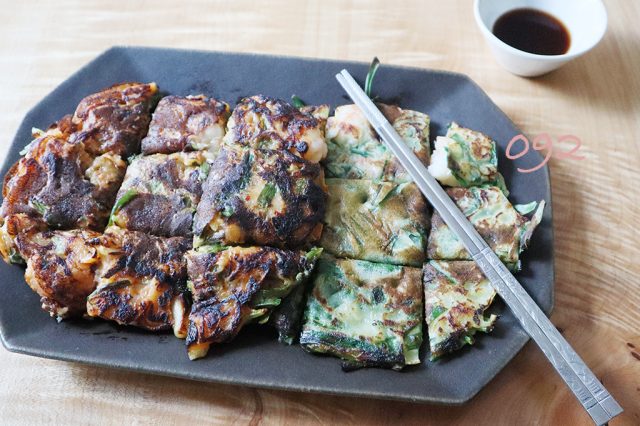 カリカリもっちりにらだくチヂミ