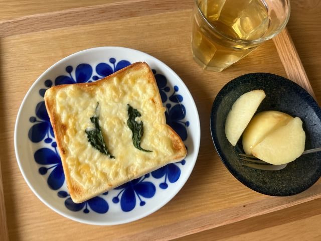 大葉マヨチーズトースト