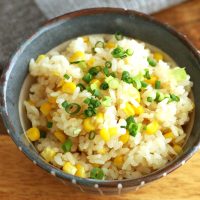 炊飯器で簡単！夏の腸活＆美肌に◎「旨みたっぷりコーン茶飯」