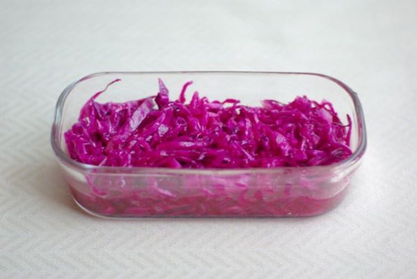 紫キャベツのマリネ