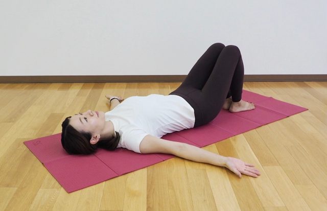 「朝のストレッチ」