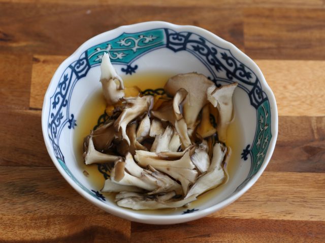 まいたけとめんつゆ