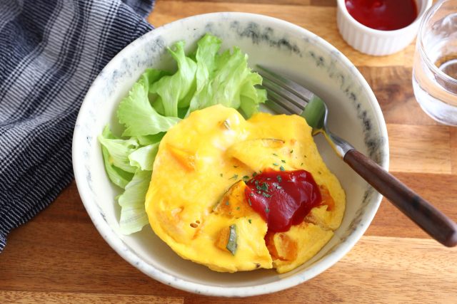 かぼちゃのチーズオムレツ