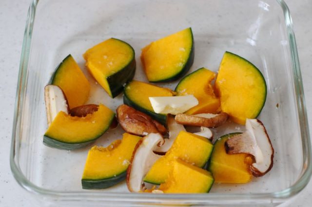 かぼちゃの海苔バター