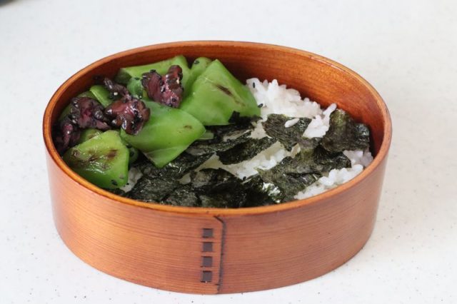 2品弁当の詰め方プロセス