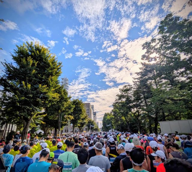 青空のマラソン大会