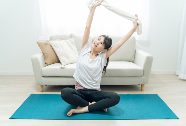 タオル ストレッチ