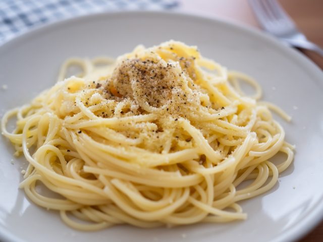 チーズのスパゲッティ