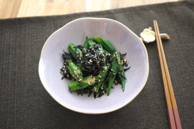 おくらとひじき