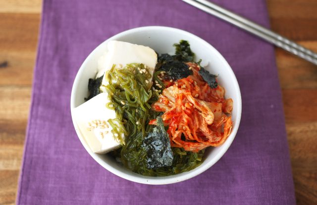 韓国風カンタン豆腐丼