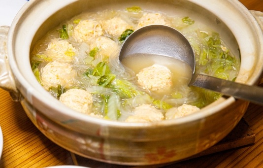 肉団子とスープ