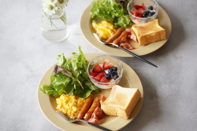 ワンプレート朝ごはん