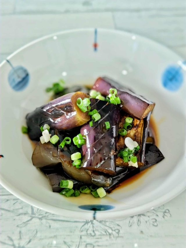 冷凍ナスの生姜香る甘辛煮