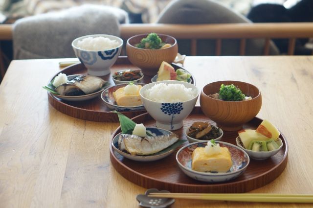 和食の朝ごはん