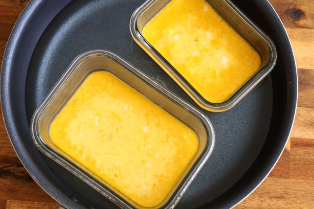 かぼちゃプリン完成