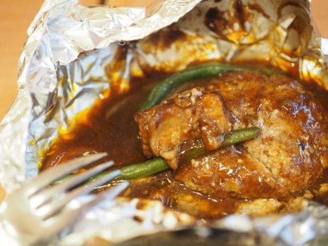 包み焼きハンバーグ