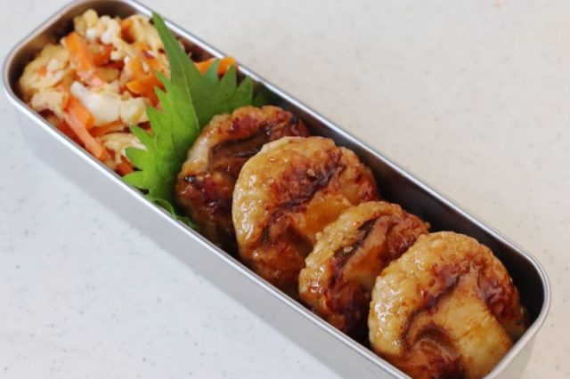 2品弁当の詰め方プロセス