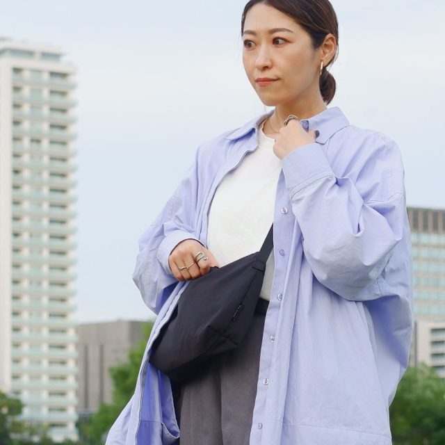 bon moment すっきり見えて整頓上手 着脱らくらく 軽量 ハンドル付きミニショルダー