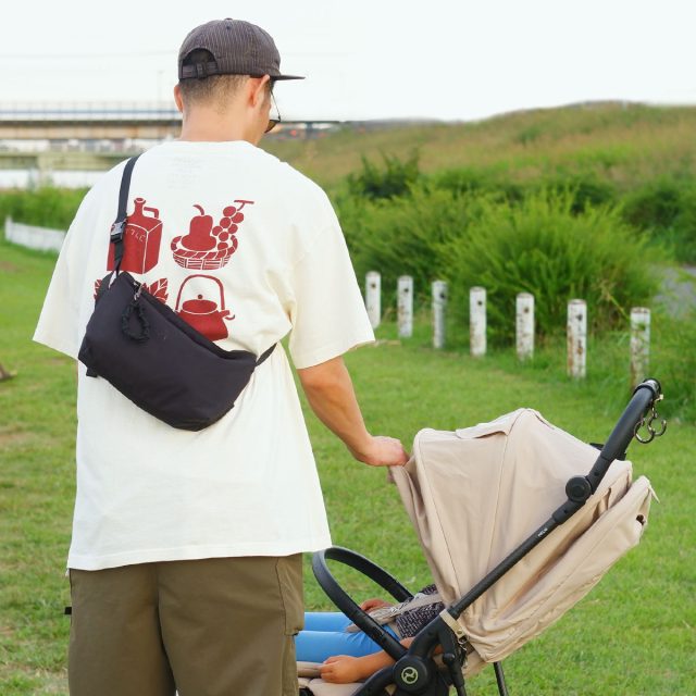 bon moment すっきり見えて整頓上手 着脱らくらく 軽量 ハンドル付きミニショルダー