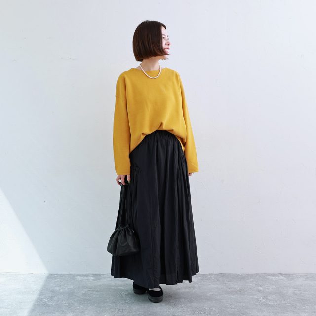 ニットのコーディネート