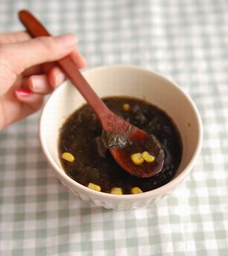 のりコーンスープ