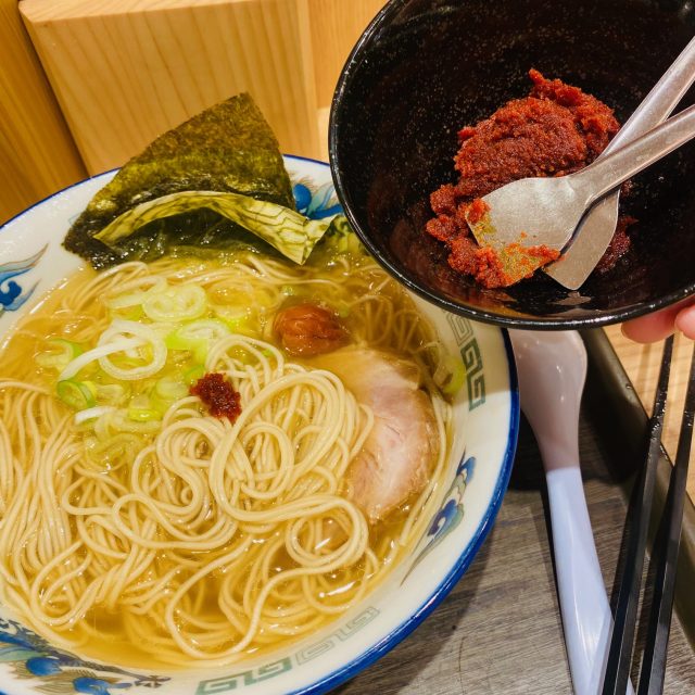 朝らーめんに特製辛味
