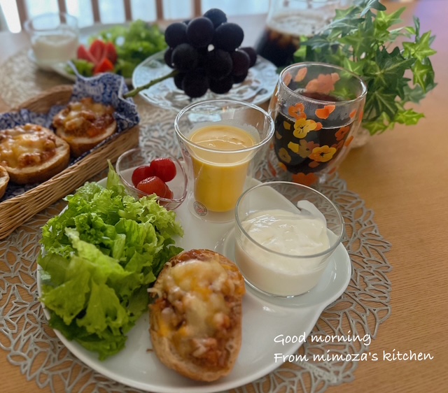 ワンプレート朝ごはん