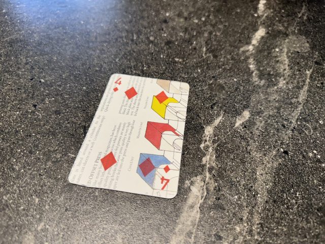 メニューQRのトランプ