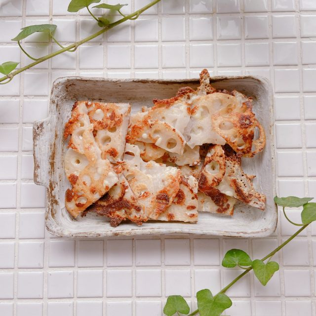 蓮根チーズせんべい