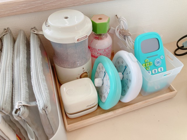 カテゴリに分けた収納