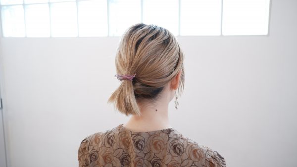 短めボブさん向けまとめ髪