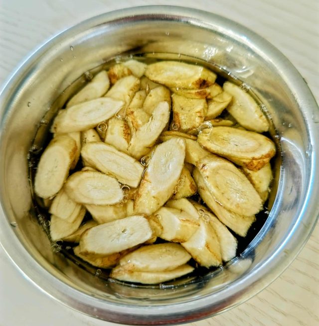 ごぼうのあく抜き