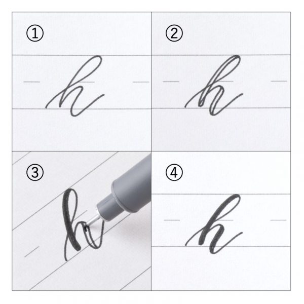 カリグラフィの手順