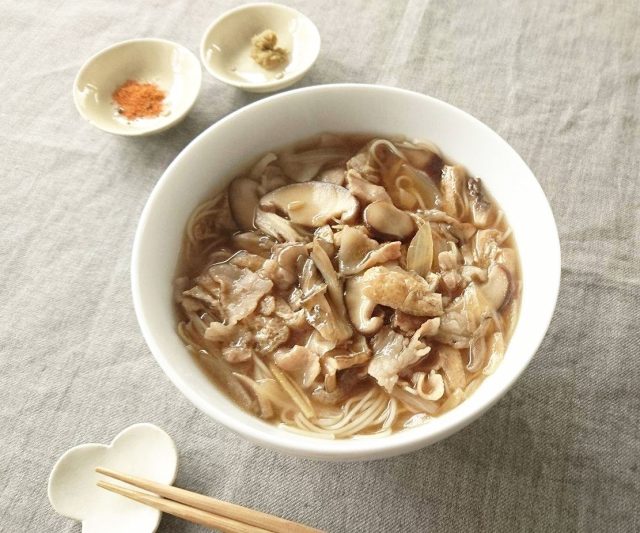 きのこのにゅうめん