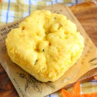 レンジで簡単！甘さ控えめヘルシー「ごろごろかぼちゃ蒸しパン」