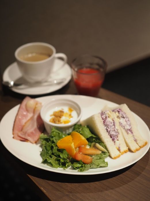 コールスローたまごサラダサンドプレート