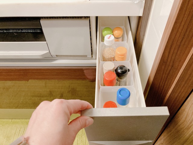 整理した調味料