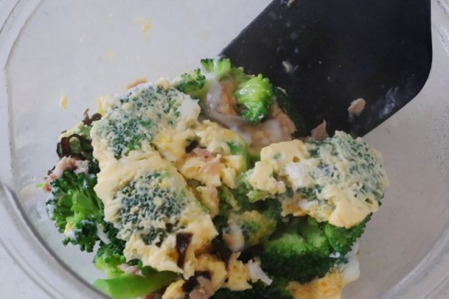 ブロッコリーのツナ卵