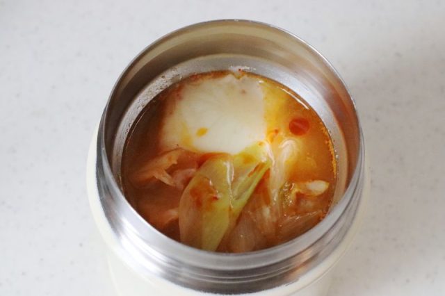 豚キムチのもちーずスープ