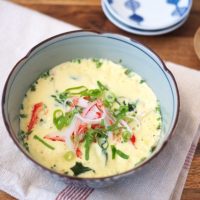 レンジでとろ～り！簡単「茶碗蒸し」朝ごはんレシピ3選