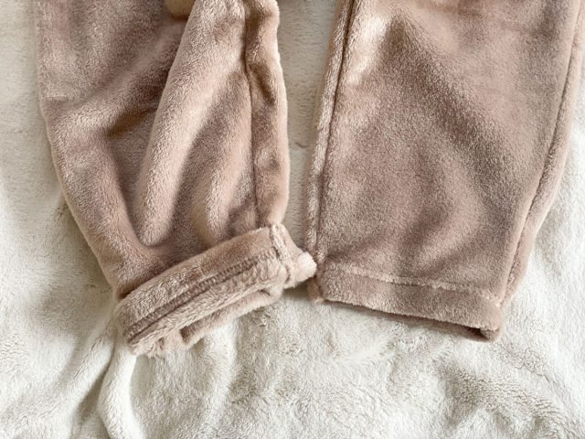 軽くてあったかい はく毛布 ルームパンツ