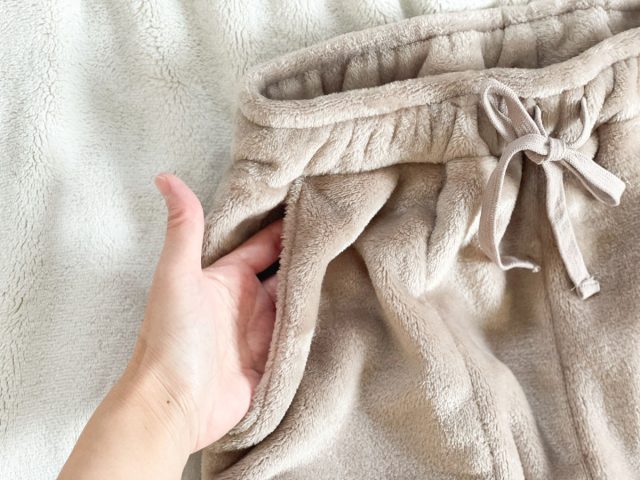 軽くてあったかい はく毛布 ルームパンツ