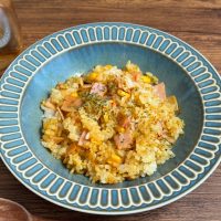 3分で完成！レンジで簡単本格「カレーピラフ」